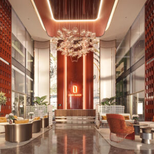sảnh căn hộ lusso saigon